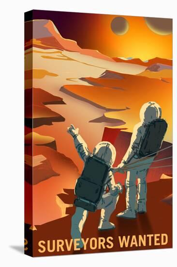 Surveyors Wanted-NASA-Stretched Canvas