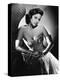 Susan Hayward (1918 - 1975) actrice americaine dans les annees 50, 1950's (b/w photo)-null-Stretched Canvas