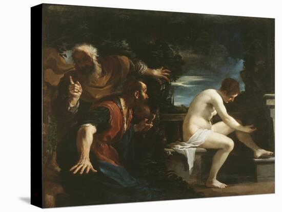 Susanna and the Elders, 1617-Guercino (Giovanni Francesco Barbieri)-Premier Image Canvas