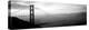 Suspension Bridge Covered with Fog Viewed from Hawk Hill, Golden Gate Bridge-null-Premier Image Canvas