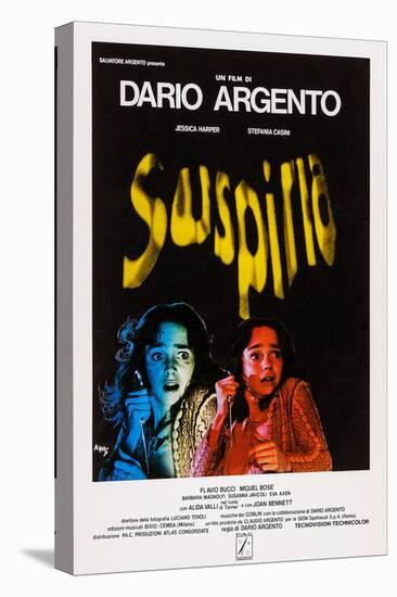 Suspiria, Italian Poster Art, Jessica Harper, 1977-null-Stretched Canvas