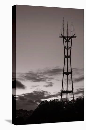 Sutro Tower in Black and White-Vincent James-Premier Image Canvas