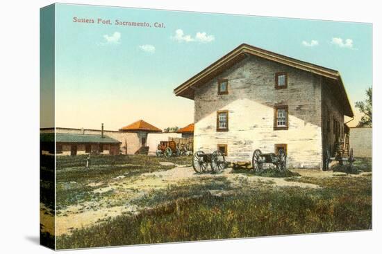 Sutter's Fort, Sacramento-null-Stretched Canvas