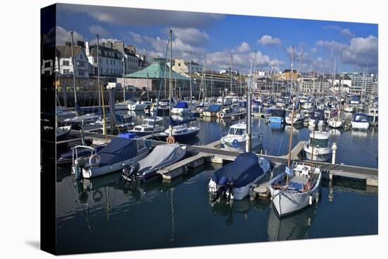 Sutton Harbour Marina, Plymouth, Devon, England, United Kingdom, Europe-Rob Cousins-Premier Image Canvas