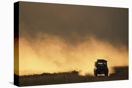 Suv Driving across Savanna-null-Premier Image Canvas