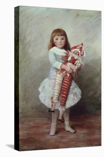 Suzanne with Harlequin Puppet-Pierre-Auguste Renoir-Premier Image Canvas