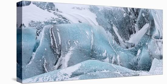 Svinafellsjoekull Glacier in Vatnajokull During Winter. Glacier Front and Icefall-Martin Zwick-Premier Image Canvas