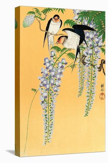 Swallows and Wisteria-Koson Ohara-Premier Image Canvas