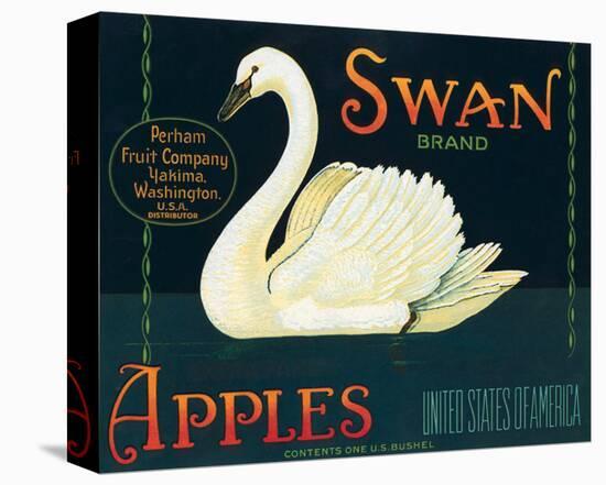 Swan Brand Apples-null-Stretched Canvas