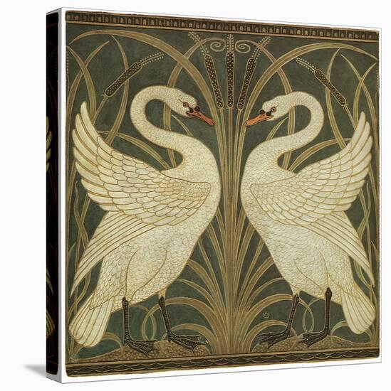 Swan Design-Walter Crane-Premier Image Canvas