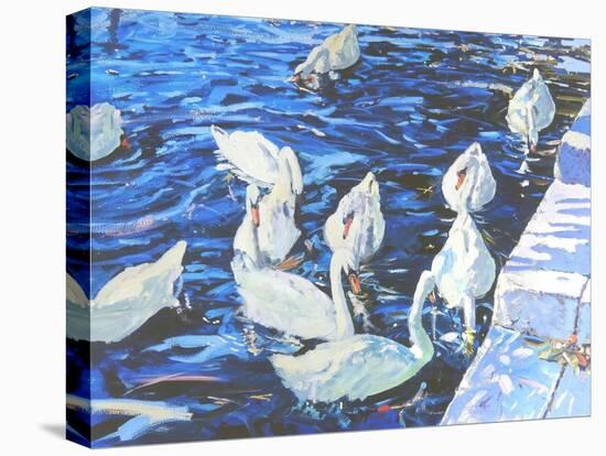 Swans, 2000-Martin Decent-Premier Image Canvas