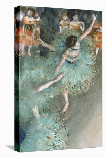 Swaying Dancer (Dancer in Green)-Edgar Degas-Premier Image Canvas