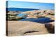 Sweden, Bohuslan, Ramsviklandet Nature Preserve. Polished rock slabs along the coast.-Fredrik Norrsell-Premier Image Canvas