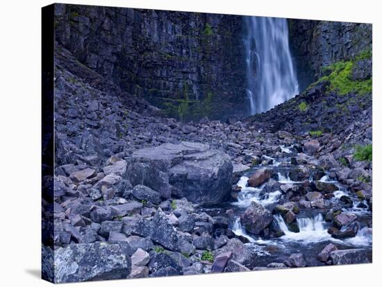 Sweden, Dalarna, Fulufjallet National Park, Waterfall Njupeskar, the Highest Waterfall in Sweden-K. Schlierbach-Premier Image Canvas