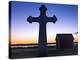 Sweden, Smaland, Oland, Birgitt Cross in Kapelludden, Fishing Hut-K. Schlierbach-Premier Image Canvas