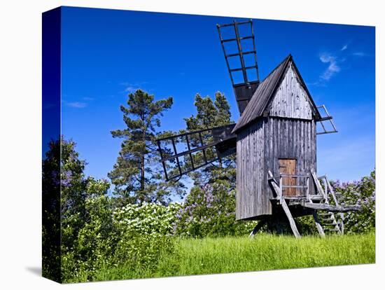 Sweden, Smaland, Oland, Traditional Windmill in Vickleby-K. Schlierbach-Premier Image Canvas