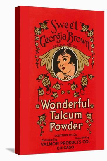 Sweet Georgia Brown Wonderful Talcum Powder-null-Stretched Canvas