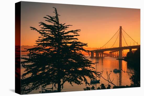 Sweet Morning Light at Oakland Bay Bridge, East Bay-Vincent James-Premier Image Canvas