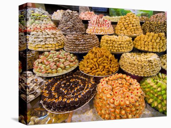 Sweets For Sale in the Souk of Meknes, Morocco, North Africa, Africa-Michael Runkel-Premier Image Canvas