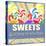 Sweets Vintage Grunge Poster-radubalint-Stretched Canvas