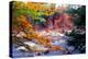 Swift River Autumn Scenic, New Hampshire-George Oze-Premier Image Canvas