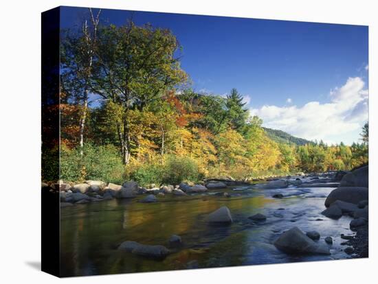 Swift River in Autumn, White Mountains National Forest, New Hampshire, USA-Adam Jones-Premier Image Canvas