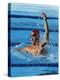 Swimmer Celebrating His Victory-null-Premier Image Canvas