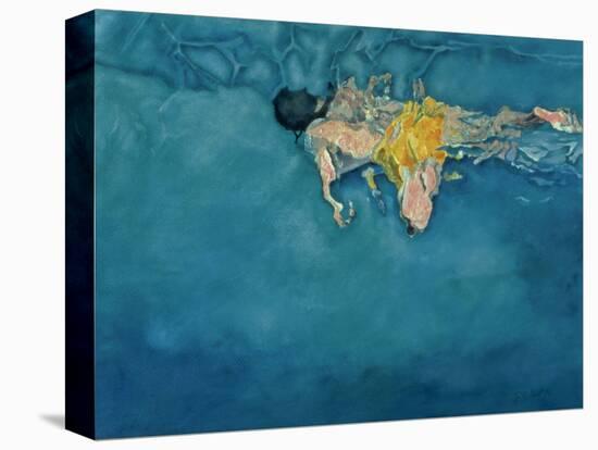 Swimmer in Yellow, 1990-Gareth Lloyd Ball-Premier Image Canvas