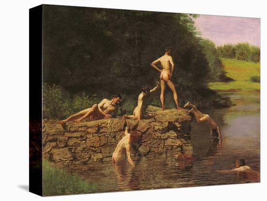 Swimming Hole, 1885-Thomas Cowperthwait Eakins-Premier Image Canvas