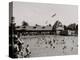 Swimming Pool, Belle Isle Park, Detroit, Mich.-null-Stretched Canvas