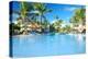 Swimming Pool in the Tropical Hotel-haveseen-Premier Image Canvas