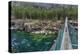 Swing Bridge over the Kootenai River Near Libby, Montana, Usa-Chuck Haney-Premier Image Canvas