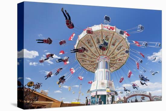 Swing Carousel, Cannstatter Wasen (Volksfest), Stuttgart, Baden Wuerttemberg, Germany, Europe-Markus Lange-Premier Image Canvas