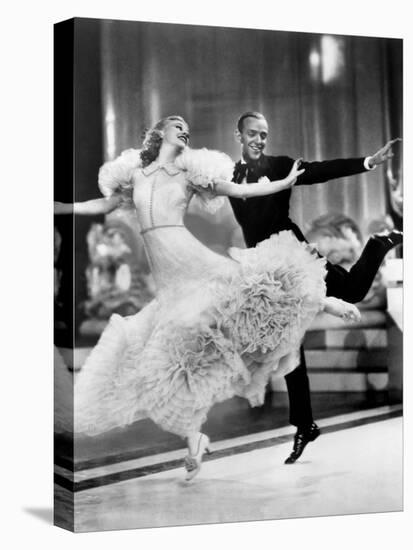 Swing Time, Ginger Rogers, Fred Astaire, 1936-null-Stretched Canvas