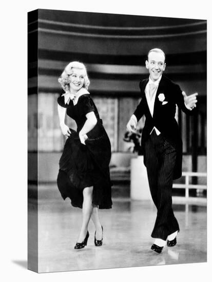 Swing Time, L-R: Ginger Rogers, Fred Astaire, 1936-null-Stretched Canvas