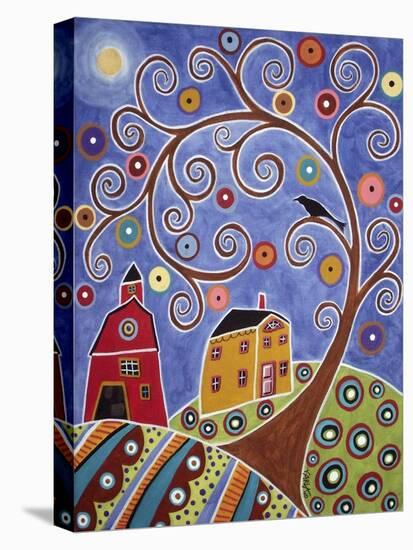 Swirl Tree House & Barn-Karla Gerard-Premier Image Canvas