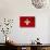 Swiss Flag-igor stevanovic-Stretched Canvas displayed on a wall