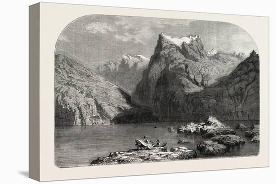 Swiss School. Lake Lucerne, 1855-Alexandre Calame-Premier Image Canvas