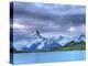 Switzerland, Bernese Oberland, Grindelwald, First, Bachalpsee and Mt Schreckhorn-Michele Falzone-Premier Image Canvas