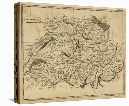 Switzerland, c.1812-Aaron Arrowsmith-Stretched Canvas