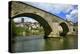 Switzerland, Fribourg on the Sarine River, on the Left the Tower of the Saint Nicholas Cathedral-Uwe Steffens-Premier Image Canvas