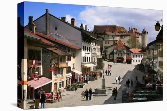 Switzerland, Gruy?res Castle and Town in the Swiss Canton Fribourg-Uwe Steffens-Premier Image Canvas