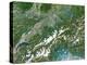 Switzerland, Satellite Image-PLANETOBSERVER-Premier Image Canvas