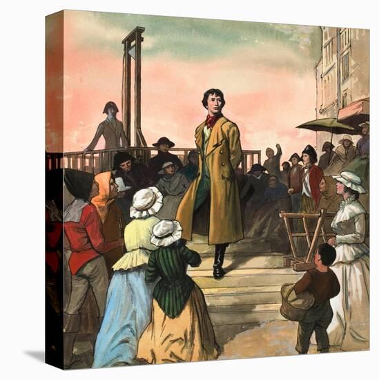 Sydney Carton, from 'A Tale of Two Cities' by Charles Dickens-Ralph Bruce-Premier Image Canvas