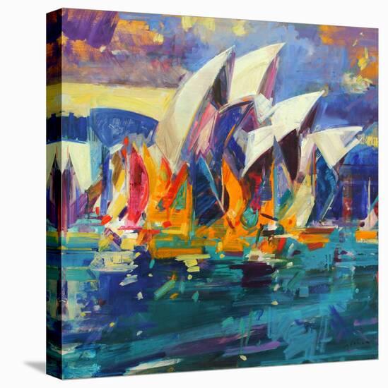 Sydney Flying Colours, 2012-Peter Graham-Premier Image Canvas