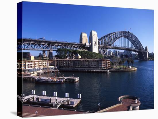 Sydney Harbor Bridge, Sydney, Australia-David Wall-Premier Image Canvas