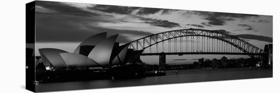 Sydney Harbour Bridge at Sunset, Sydney, Australia-null-Premier Image Canvas