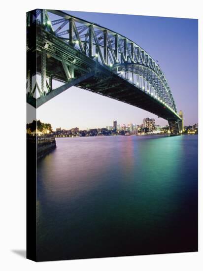 Sydney Harbour Bridge, Circular Quay Pier, Sydney, New South Wales, Australia, Pacific-Alain Evrard-Premier Image Canvas