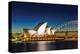 Sydney Opera House & Bridge-null-Stretched Canvas