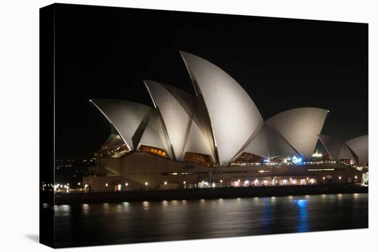 Sydney Opera House Lit Up at Night, Sydney, New South Wales, Australia-null-Premier Image Canvas